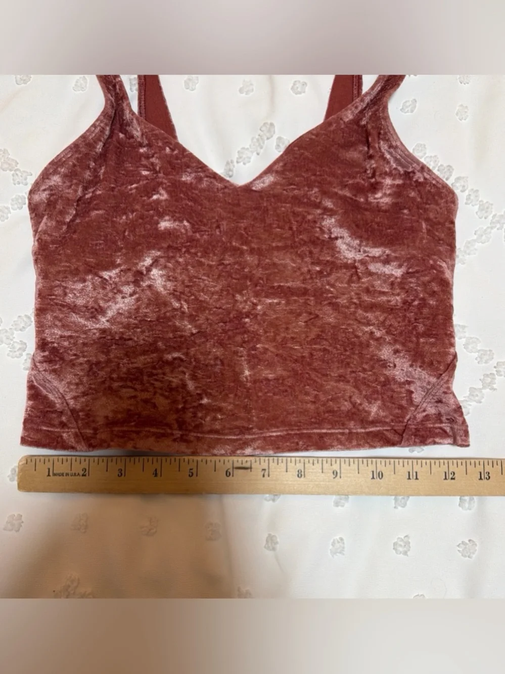 Lululemon Align Tank Crushed Velvet Soft Cranberry Special Edition Athleisure 6 - Picture 4 of 6